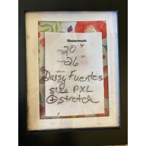 Daisy Fuentes Pullover Blouse Size PXL Top Orange Rounded Neckline + Stretch - Picture 10 of 10